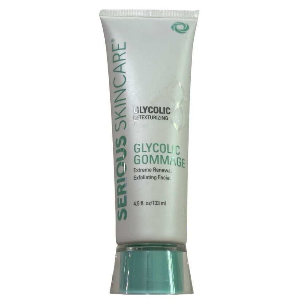 SERIOUS SKINCARE GLYCOLIC GOMMAGE 4.5 FL. OZ. - New / Sealed Tube